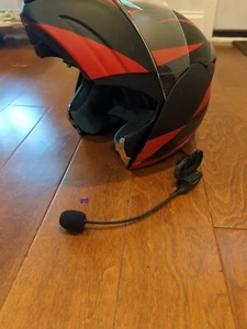 Hawk Motorcycle Helmet H6881 Modular Full Face Dual Visor Black Sz XL  - Picture 1 of 10