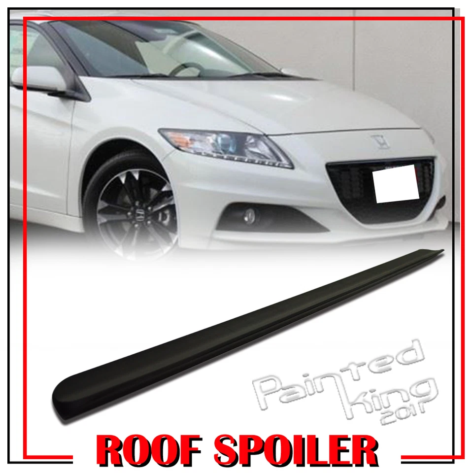10-15 Fit For Honda CRZ CR-Z ZF1 Rear Roof Lip Spoiler Window Unpainted - Image 1 of 1