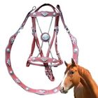 Horse Halters And Pu Leather Halter And Lead Ropes Ergonomic Halters