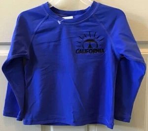 Camisa de manga larga Coastalista California con protección contra erupciones para niños pequeños 3T, 4T o 5T azul - Imagen 1 de 5