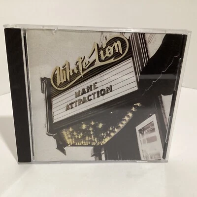 Mane Attraction by White Lion CD-1991 W/INSERT 90’s Heavy Metal Punk Rock Music Foto 1 de 4