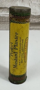 RAR Johnson & Johnson 1900 Senf Gips drei Blätter Dose Antik Sammlerstück - Bild 1 von 7