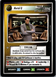 Star Trek CCG QC Q-Continuum Mortal Q - Picture 1 of 1