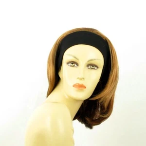turban chimio avec bandeau cheveux blond foncé cuivré ref mady en G27 - Imagen 1 de 8