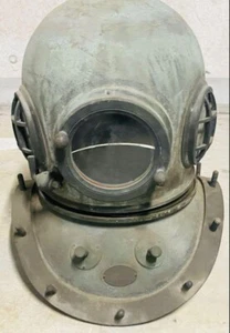 TOA Helmet Diving Divers Scuba Mask Japanese Antique Rare - Imagen 1 de 15