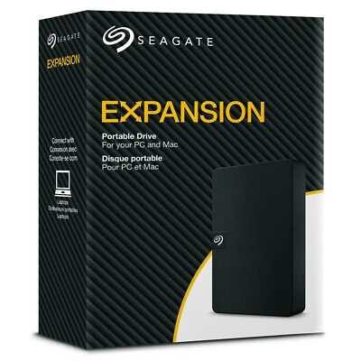 Seagate 500GB 1TB 2TB 4TB 5TB Eternal Hard Drive PC Mac Portable Drive USB 3.0 - Image 1 of 4