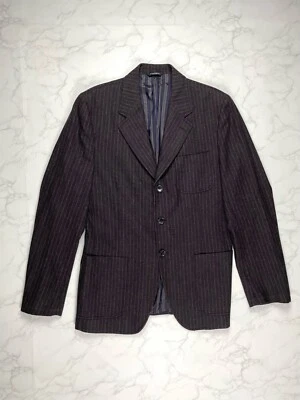 🔥80% DE DESCUENTO🔥 [OFERTA] Traje Blazer de Lana a Rayas Dolce & Gabbana Talla L Foto 1 de 4