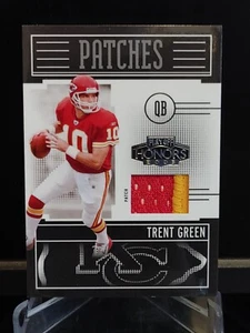 Trent Green 2005 Playoff Honors Patches 2-color jersey #P-24 - 11/75 - KC Chiefs - Picture 1 of 2