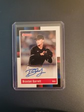 2022 Panini Donruss - Retro 1988 Signatures Holo #R88S-BG Braxton Garrett (AU)