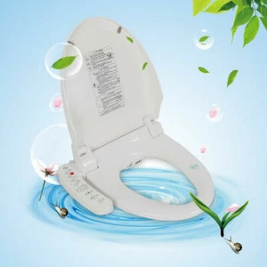 Toilet Seat with Adjustable Water Temperature- Electric Smart Bidet Seat - Picture 1 of 12