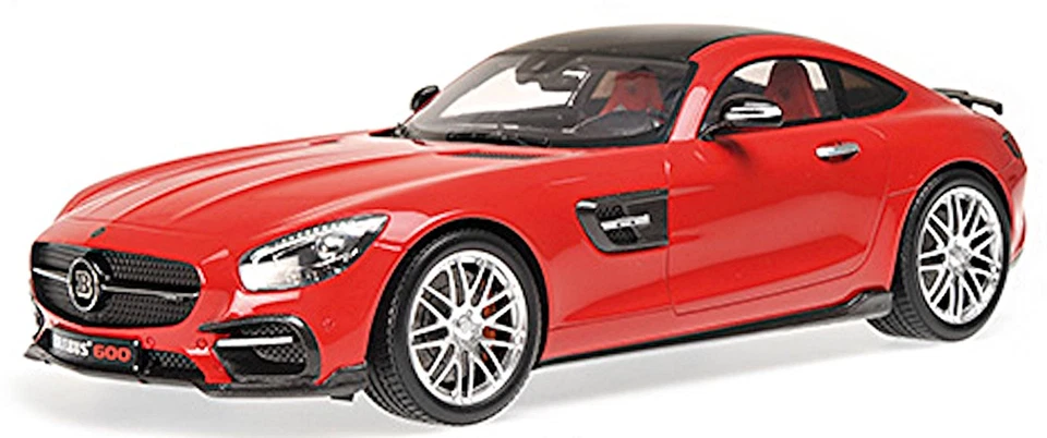 Brabus 600 Coupè 2015 su Base Mercedes AMG Gt / S Rosso 1:18 Minichamps - Immagine 1 di 4