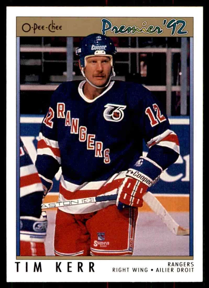 1991-92 O-Pee-Chee Premier Tim Kerr #83 - Image 1 of 2