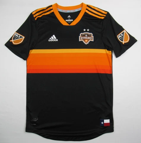 Adidas Houston Dynamo 2018 Climacool Jersey Soccer Shirt CE3306 Black Mens M Cover