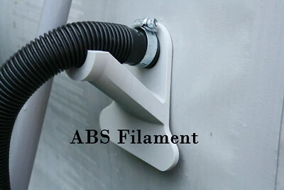 MARKENLOS Pool Schlauchhalter Schlauch Pool Poolzubehör Intex Bestway 32mm grau 3D Druck