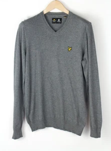 LYLE & SCOTT Men 15% Merino Wool Knit Jumper Sweater Size M - Picture 1 of 8