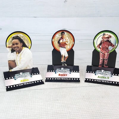 Vintage Mighty Morphin Power Rangers Pop-Up Trading Cards Aisha Rocky Alpha 5 - Image 1 of 4