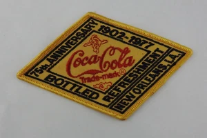VTG Coca Cola 75th Anniversary Patch 1902-1977 Trademark Bottled Refreshment - Picture 1 of 2