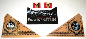 Mary Shelley's Frankenstein Nuevo Pinball Calcomanías Pegatinas - Nuevo Antiguo Stock - Imagen 1 de 1