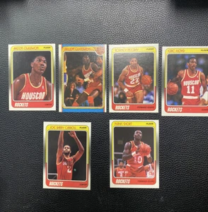 1988-89 Fleer Houston Rockets Team Bundle Lot Hakeem Olajuwon Legendary HOF - Picture 1 of 5