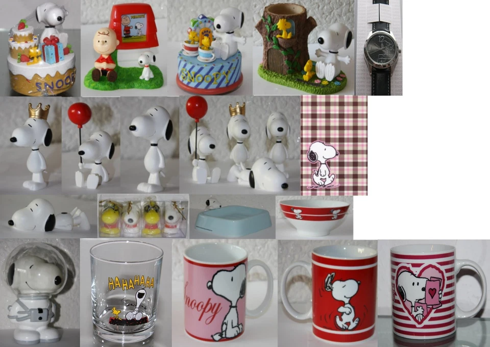 + Snoopy/Peanuts Artikel: Figur/Bilderrrahmen/Spardose/Notizbuch/Tasse..-Auswahl - Bild 1 von 1