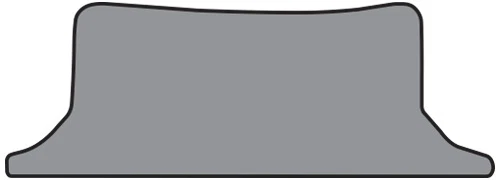 1968-1969 MG MGC Rear Shelf Mat Cutpile Carpet Floor Mat 2nd Row 1pc - Image 1 of 1