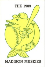1983 Madison Muskies Fritsch #32 Team Logo