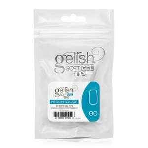 Harmony Gelish Soft Gel Tips MEDIUM SQUARE Refill Pack of 50 SELECT SIZE 9 to 00 - Picture 1 of 15