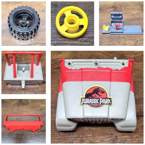 Kenner Vintage 1993 Jurassic Park Bush Devil Tracker Jeep Replacement Parts Cover