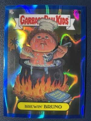 Brewin' Bruno 2024 Topps Chrome Garbage Pail Kids Series 7 Blue Lava /149 #270b - Image 1 of 2