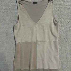 Top sin mangas de gamuza sintética talla mediana para mujer - Imagen 1 de 2