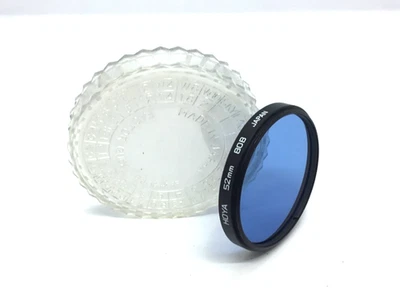 Hoya 52mm 80B (Blue) Camera Filter - Double Threaded Includes Plastic Keeper - Image 1 of 3