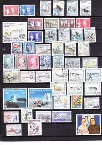 GREENLAND used lot from 1988- 1992. Mi.Nr. 179-229. €163/$192 (G066) - Picture 1 of 1