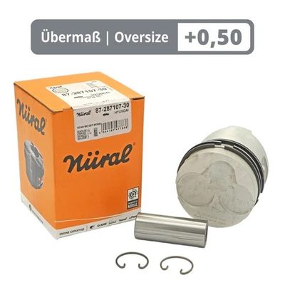 Pistón ÜM +0,50mm Hyundai Mitsubishi 87-287107-30 4D56T - Imagen 1 de 4