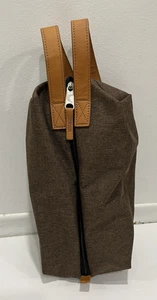 JONES Classic Golf Shoe Bag Brown with Tan Handles - Picture 1 of 15