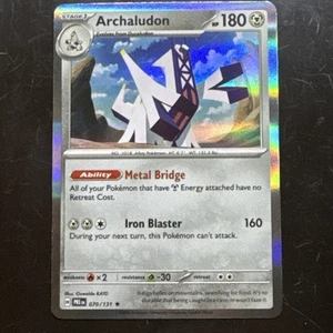 2025 Scarlet & Violet Series - Prismatic Evolutions Holo Archaludon Rare #70 - Picture 1 of 3