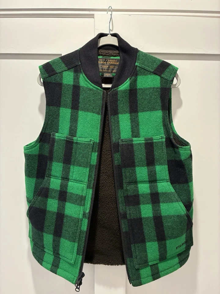 Chaleco Filson Forrado Mackinaw Hombre Pequeño Excelente Estado Foto 1 de 4
