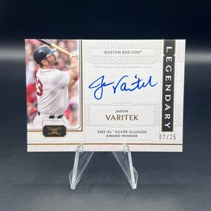 2024 Topps Definitive Collection Legendary Autographs Jason Varitek #LAC-JV /25 - Picture 1 of 2