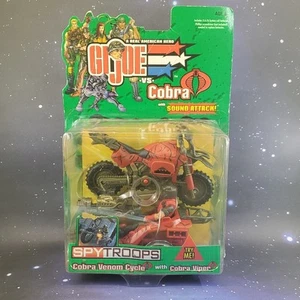 VINTAGE ARAH 2003 GI JOE SPY FORCES COBRA VENOM CYCLE RED VIPER FIGUR VERSIEGELT SELTEN - Bild 1 von 21