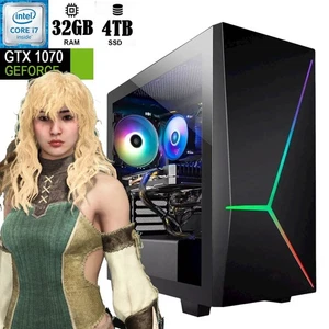 iBuyPower ARGB Gaming Desktop i7 Computer PC 32GB RAM 4TB SSD Win11 Custom Build - Picture 1 of 14