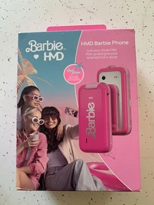 Barbie Flip Phone HMD Unlocked | KaiOS | Compatible with All Carriers Power Pink - Picture 1 of 5