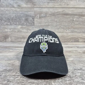 Seattle Sounders Adidas Soccer 2016 MLS Cup Champions Hat Cap StrapBack  - Picture 1 of 9