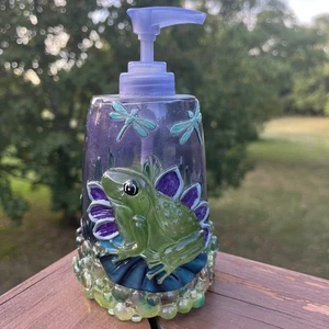 Lucite 60er 70er Jahre Frosch Badezimmer Seifenspender Deko - Bild 1 von 3