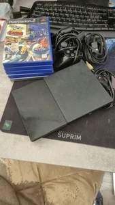 Sony PlayStation 2 Slim Black con accessori e giochi - Foto 1 di 17