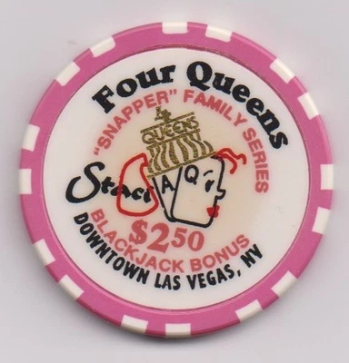 Four Queens $2.50 SNAPPER Family Chip Staci 1996-Las Vegas - Image 1 of 2