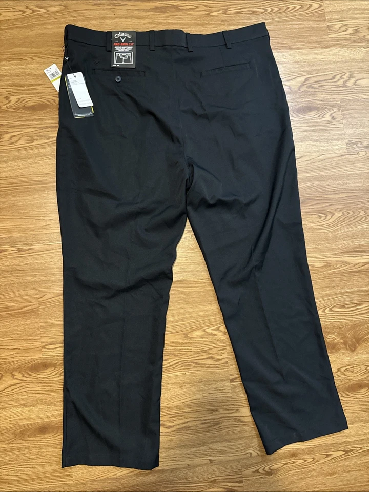 Callaway Pro Spin 3.0 Black 44 x 30 Stretch Performance Golf Pants NWT - Image 1 of 4