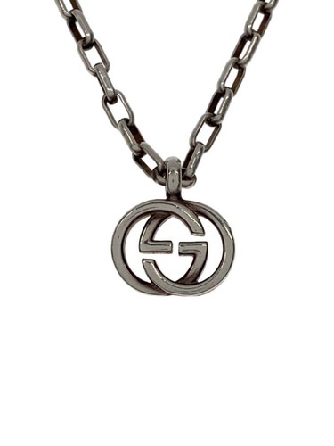 GUCCI SV925 Collana in argento con top da uomo usata