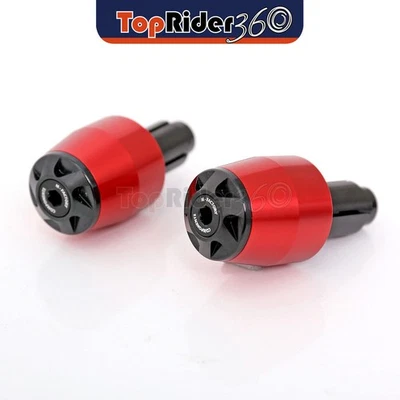 Deslizadores de extremo de barra CNC ROJOS BE2J para Ducati Monster 797 17-18 Foto 1 de 4