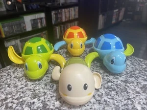 4x Baby Bath Swimming Bath Pool Toy Cute Wind Up Turtle Animal Bath Toys Set ⭐️ - Picture 1 of 4