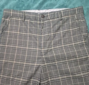 mnml Plaid Slacks Men Size 32 New - Picture 1 of 7