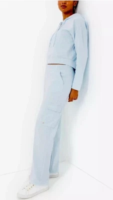 Lilly Pulitzer LARGE NWT 31" Alandra Knit Pants Pastel Lunar Blue   - Image 1 of 4